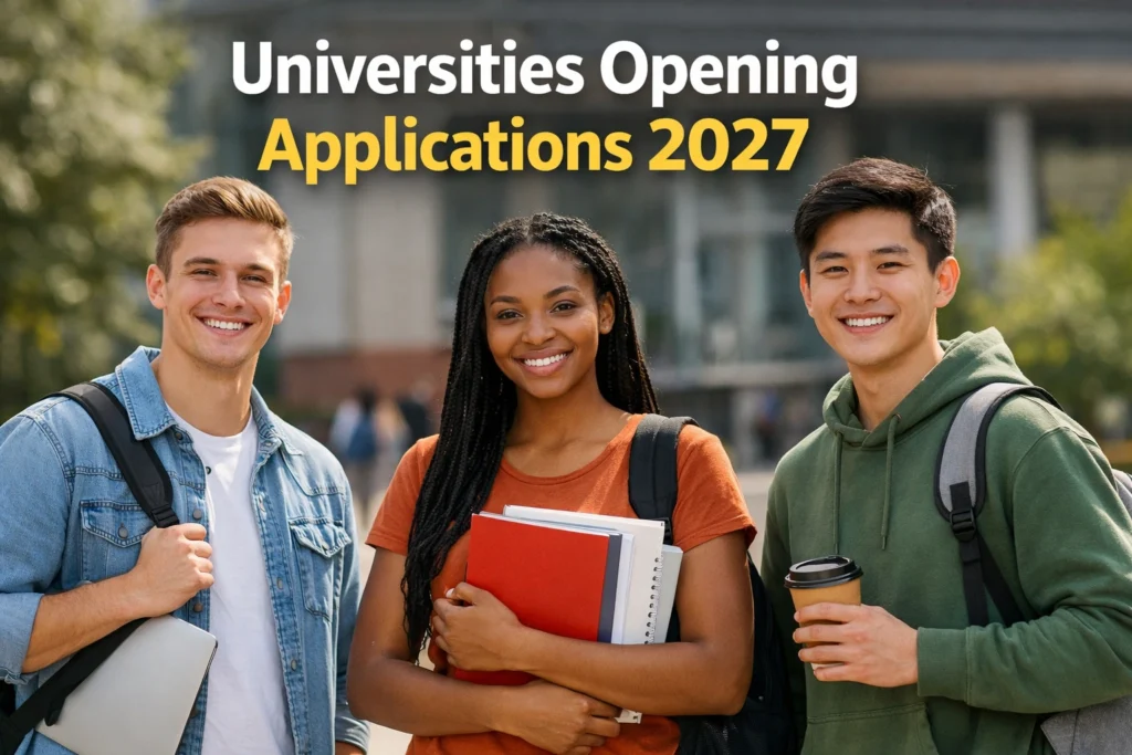 Universities Opening Applications 2027