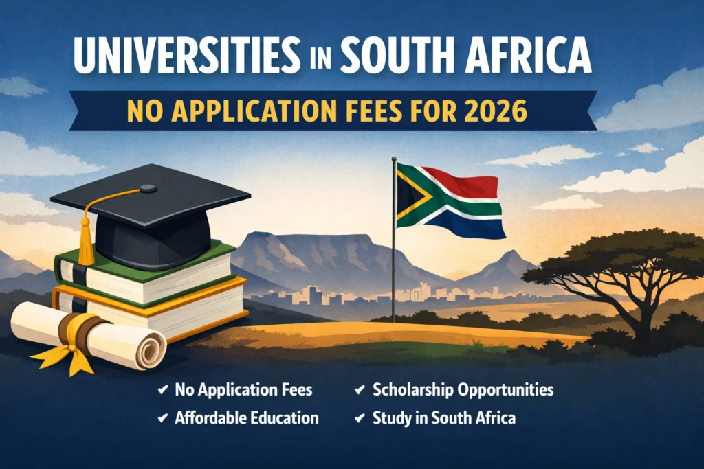 Universities in South Africa with No Application Fees for 2026
