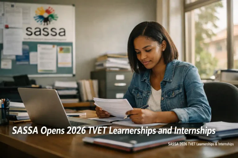 SASSA 2026 TVET Learnership