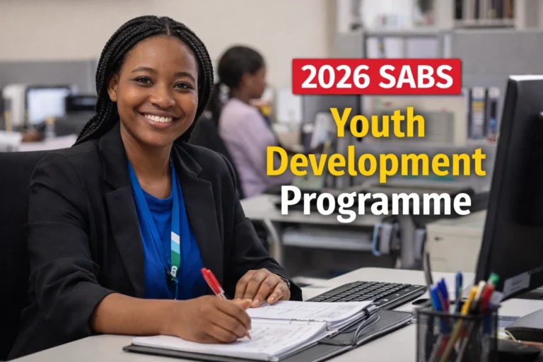 SABS Youth Development Programme 2026 Supply Chain Management