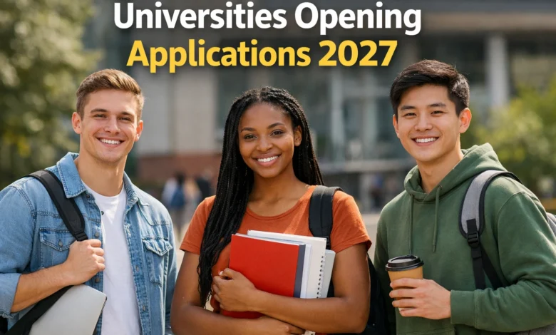 Universities Opening Applications 2027