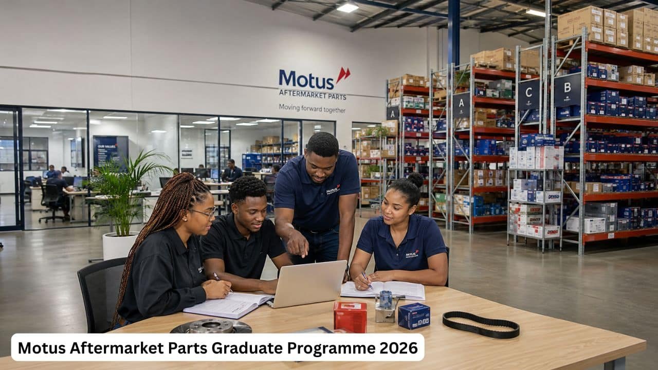Submit Your CV for the Motus Aftermarket Parts Cashier Vacancy